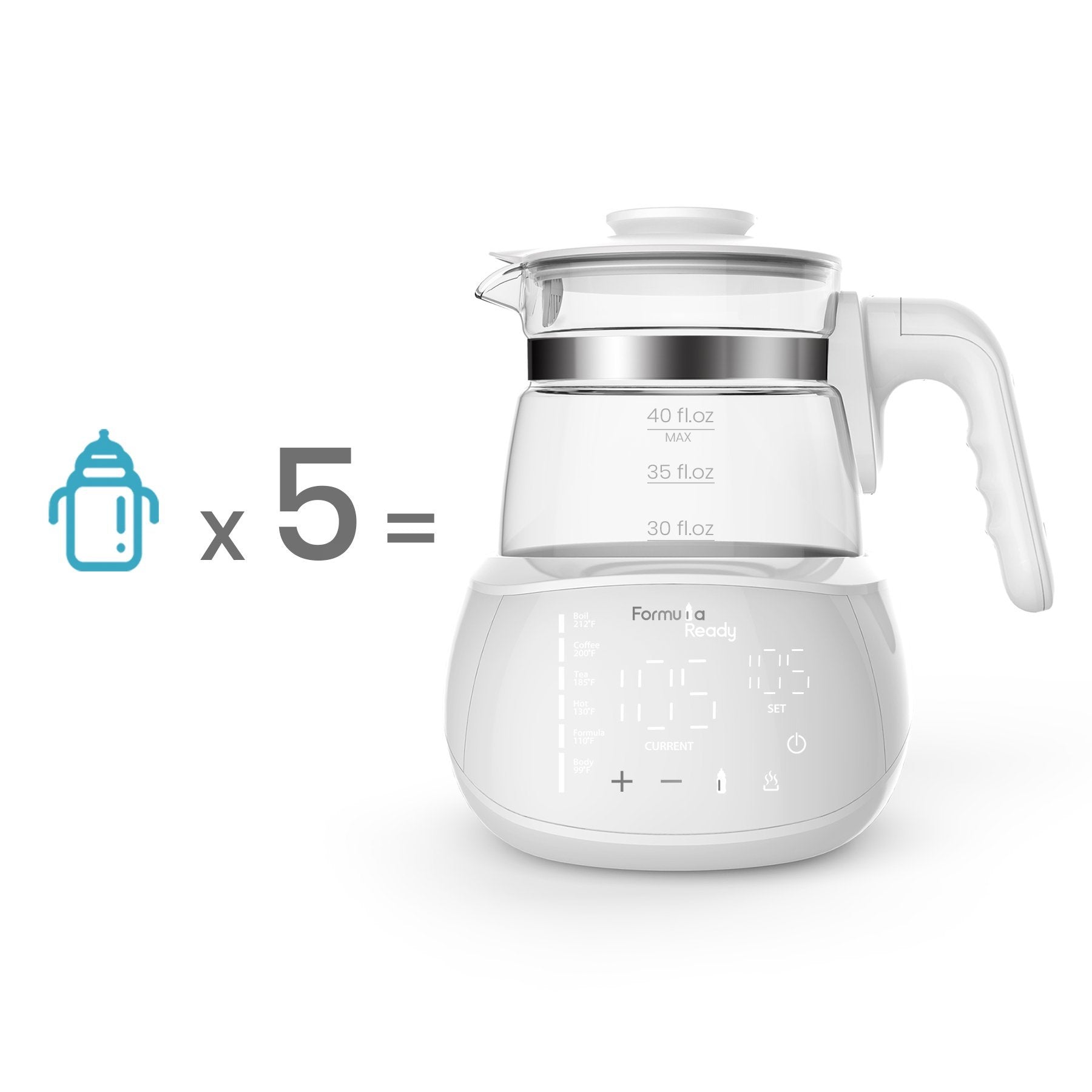 Burabi - Baby Formula Ready Water Kettle with Precise