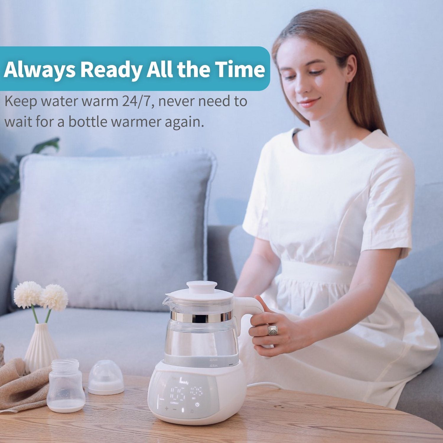 Burabi - Baby Formula Ready Water Kettle with Precise